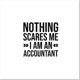 Nothing Scares Me I am an Accountant Posters and Art